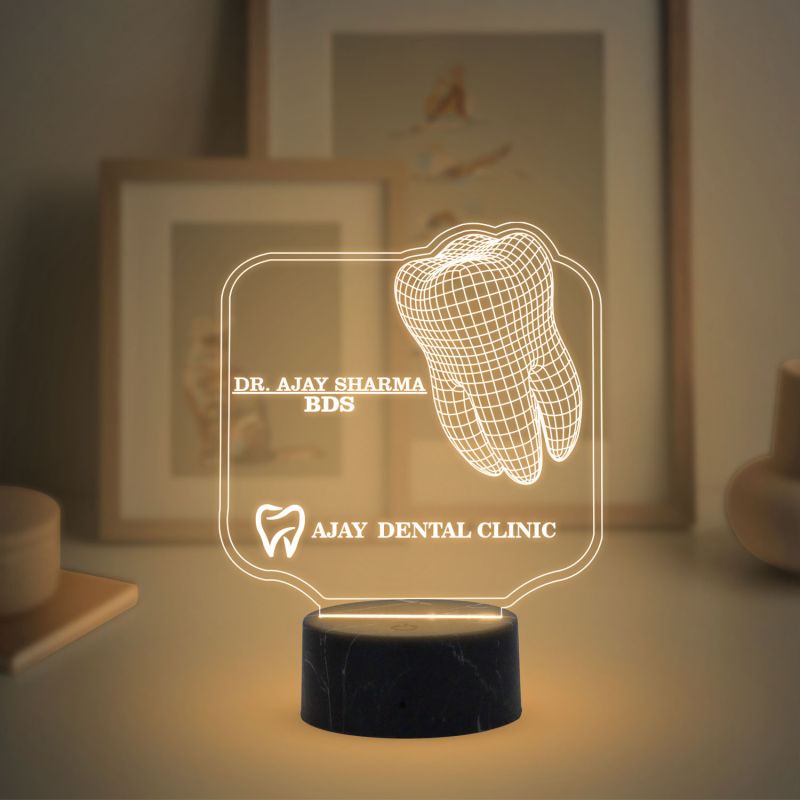 3D Dental Doctor Name Plate (Customized)